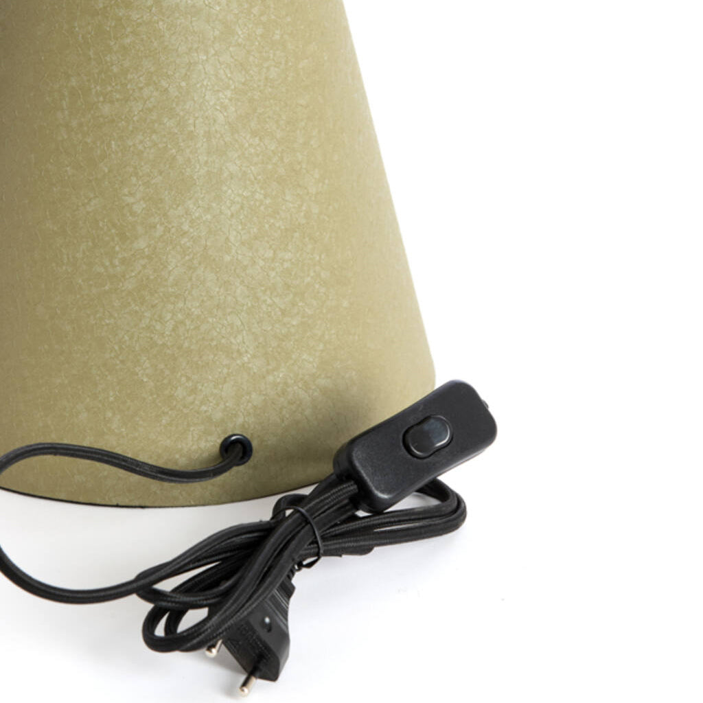 Lámpara de mesa Ø26x41 cm verde oliva mate - LLLS0395