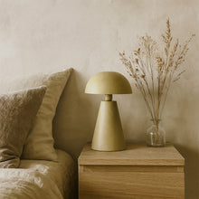 Cargar imagen en el visor de la galería, Lámpara de mesa metal verde oliva mate Ø31x49 cm - LLLS0358
