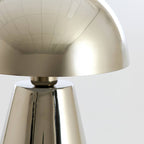 Lámpara de mesa Ø26x41 cm níquel brillante E27 - LLLS0397