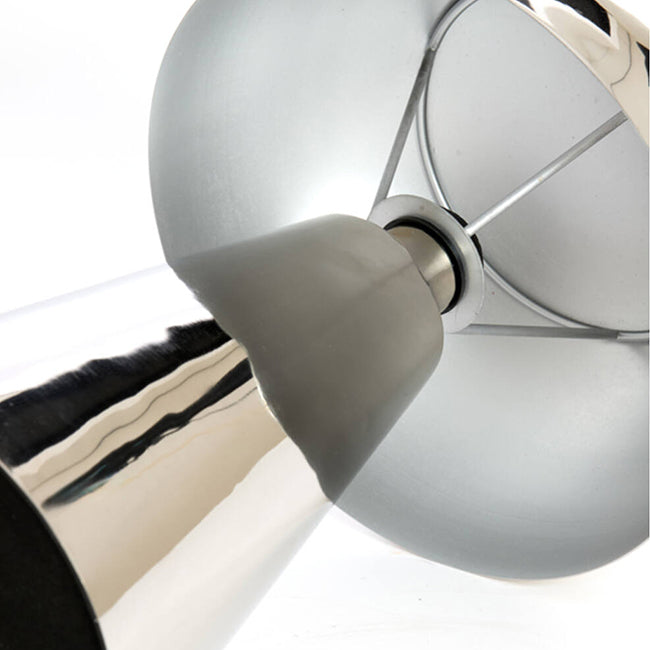 Lámpara de mesa Ø26x41 cm níquel brillante E27 - LLLS0397