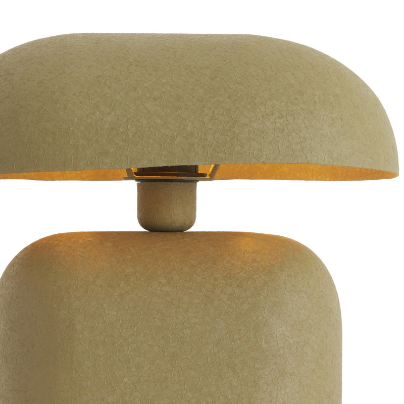 Lámpara de mesa verde oliva mate 34x21x30 cm  E27 - LLLS0402