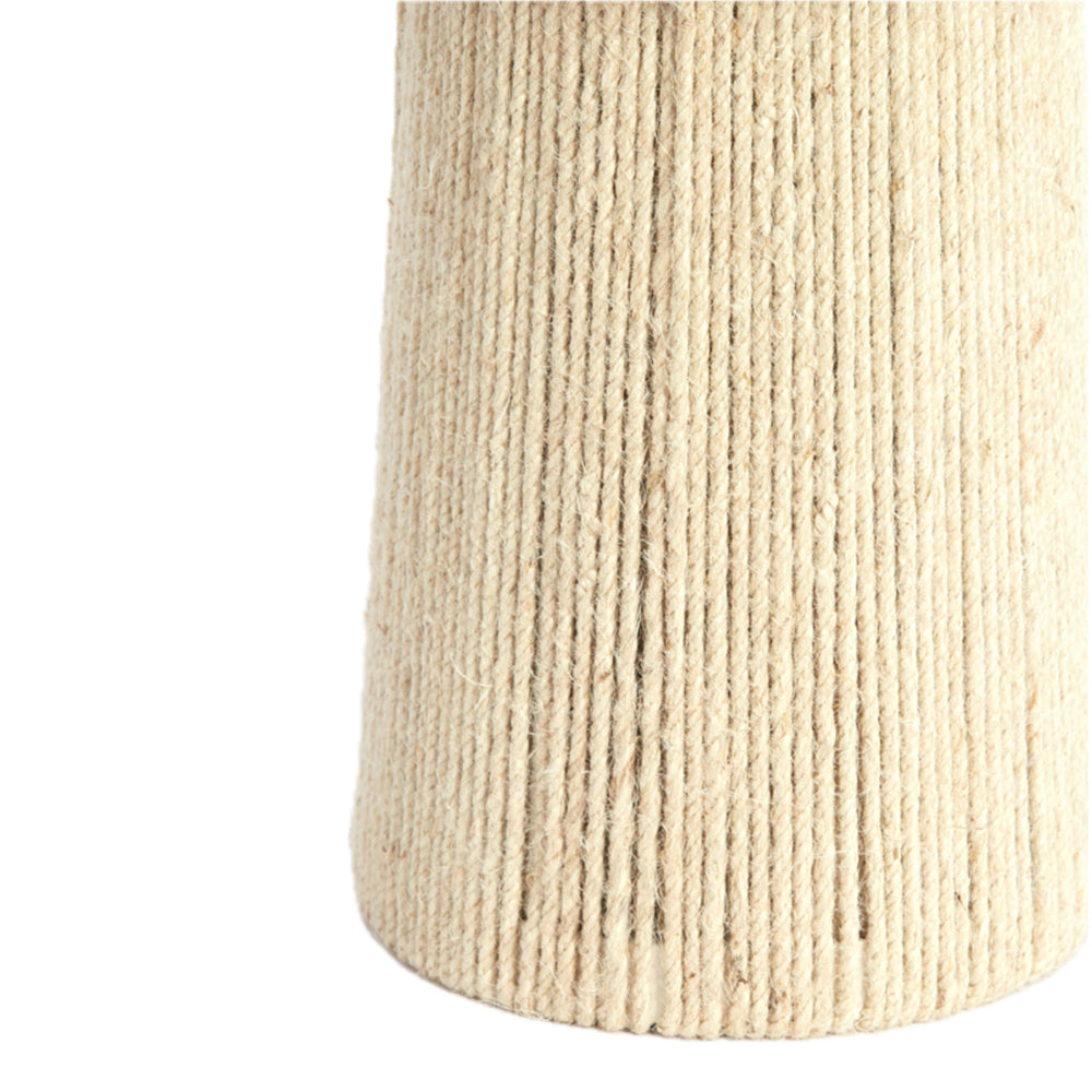 Lámpara de mesa yute crema Ø31,5x51 cm E27 - LLLS0404