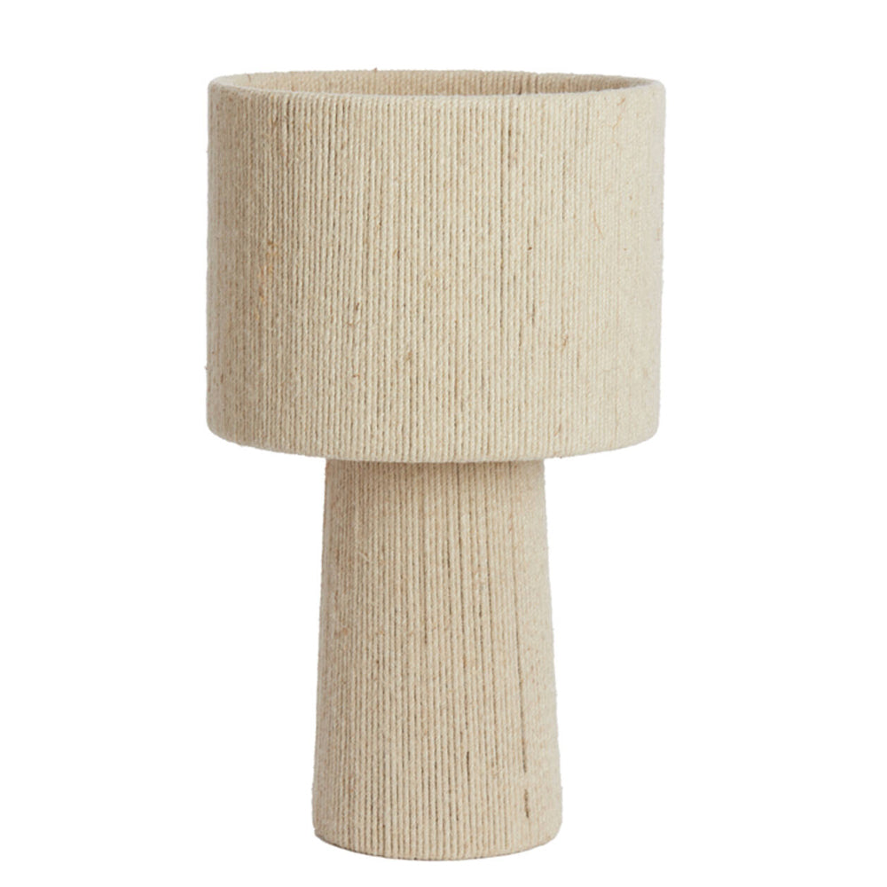 Lámpara de mesa yute crema Ø31,5x51 cm E27 - LLLS0404