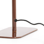 Lámpara de mesa metal marrón 25x13x48 cm E27 - LLLS0405