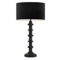 Sobremesa lámpara Ø16x45 cm madera marrón rojizo oscuro mate - LLLS0406