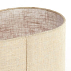 Lámpara de mesa madera  lino natural 30x20x45 cm E27 - LLLS0407
