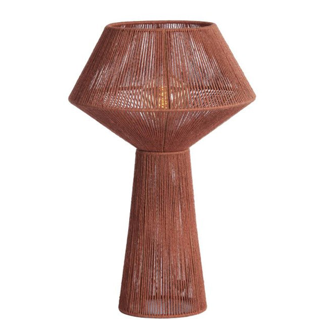 Lámpara de mesa yute rojo  Ø36x57 E27 - LLLS0408