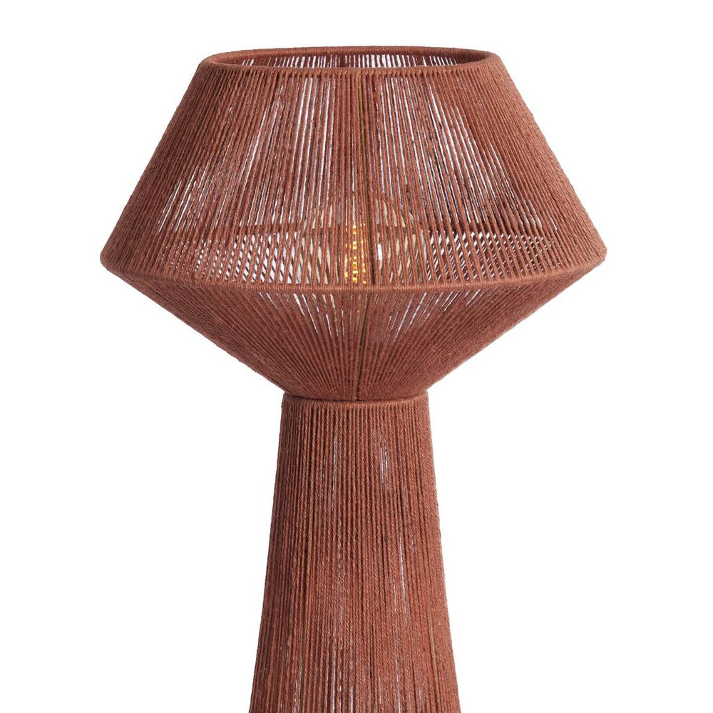 Lámpara de mesa yute rojo  Ø36x57 E27 - LLLS0408