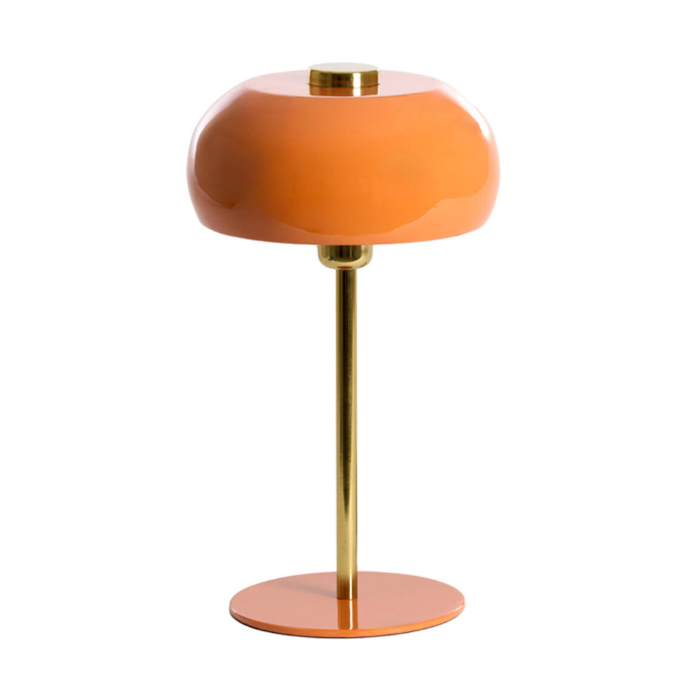Lámpara de mesa metal naranja brillante oro Ø23x40 cm  E27- LLLS0410