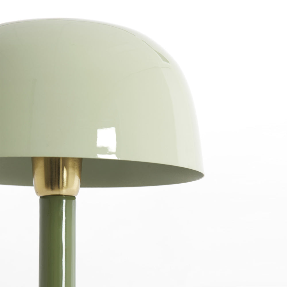 Lámpara de mesa metal verde oliva verde claro Ø25x37 cm  E27 - LLLS0411