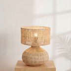 Lámpara sobremesa yute natural Ø30x40 cm E27- LLLS0412