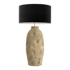 Lámpara de mesa cerámica antigua marrón oscuro Ø28x70 cm E27 - LLLS0413