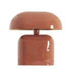Lámpara de mesa metal naranja oscuro brillante 37x26x37 cm E27- LLLS0415