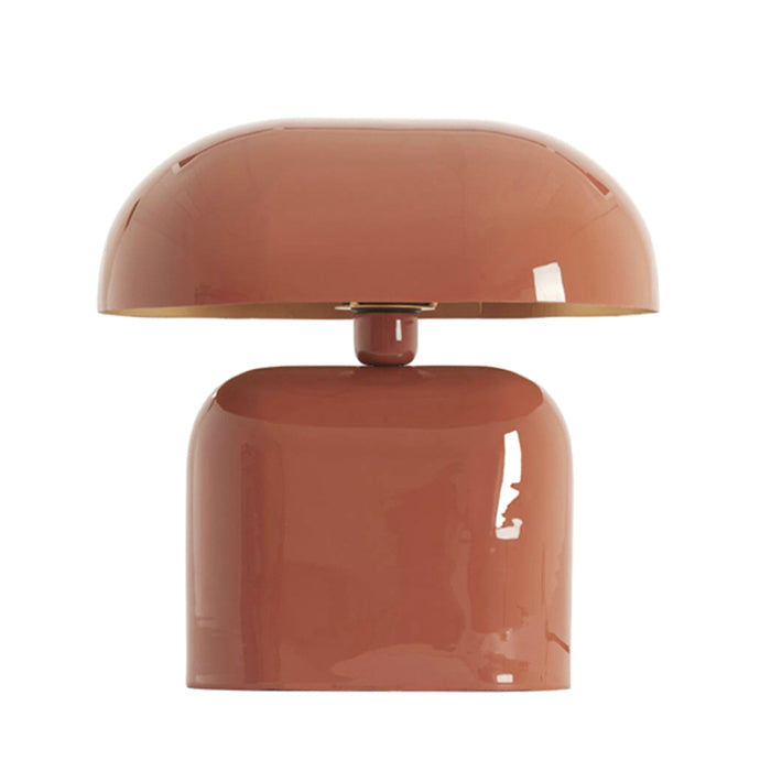 Lámpara de mesa metal naranja oscuro brillante 37x26x37 cm E27- LLLS0415