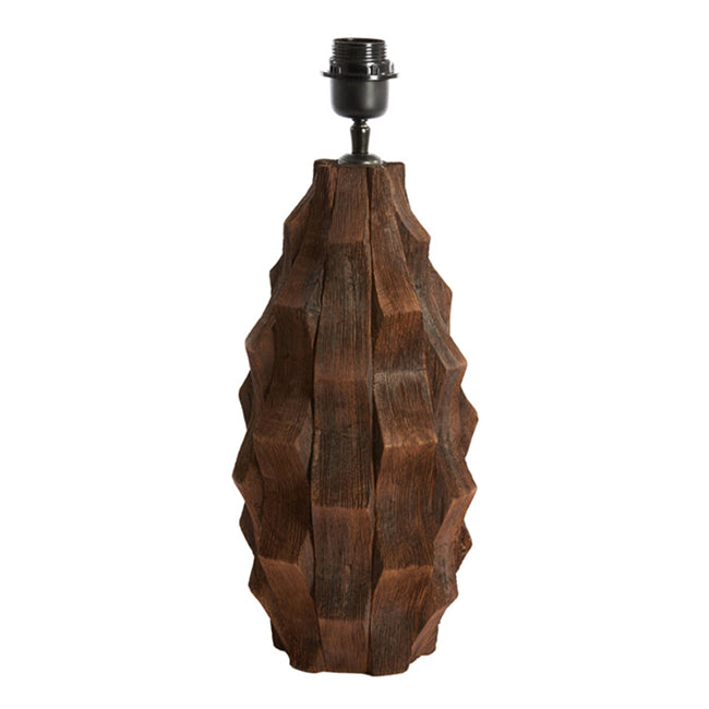 Lámpara de mesa marrón chocolate Ø20x38 cm E27 - LLLS0421