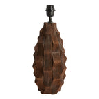 Lámpara de mesa marrón chocolate Ø20x38 cm E27 - LLLS0421