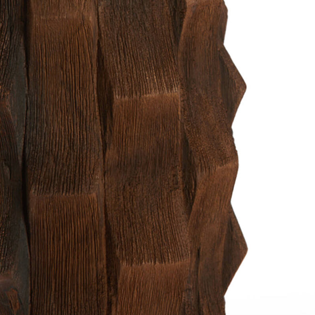 Lámpara de mesa marrón chocolate Ø20x38 cm E27 - LLLS0421