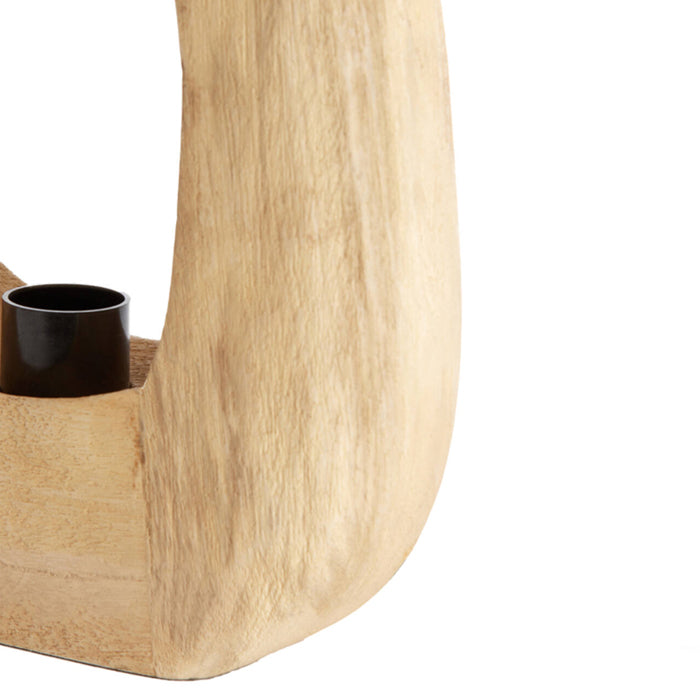 Lámpara de mesa 24x8x30 cm madera natural mate - LLLS0423
