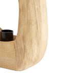 Lámpara de mesa 24x8x30 cm madera natural mate - LLLS0423