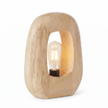 Lámpara de mesa 24x8x30 cm madera natural mate - LLLS0423