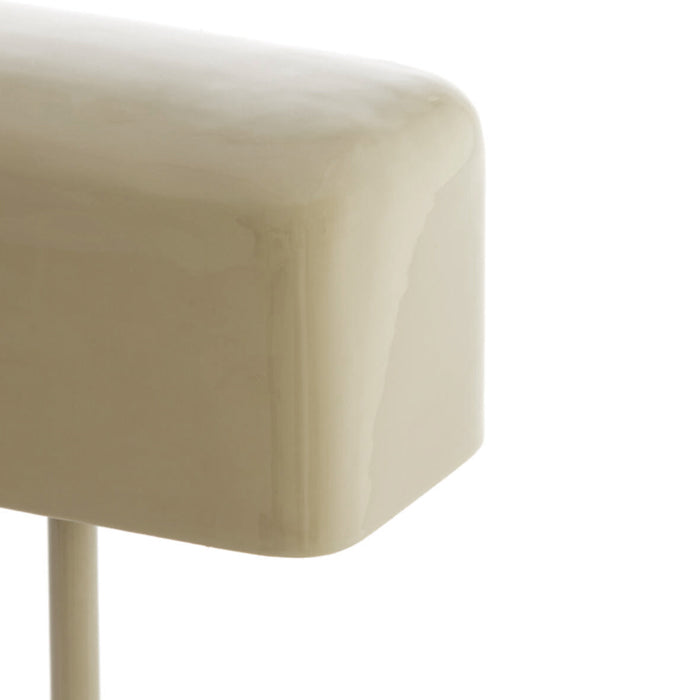 Lámpara de mesa metal taupe 25x13x48 cm E27 - LLLS0426