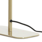 Lámpara de mesa metal taupe 25x13x48 cm E27 - LLLS0426