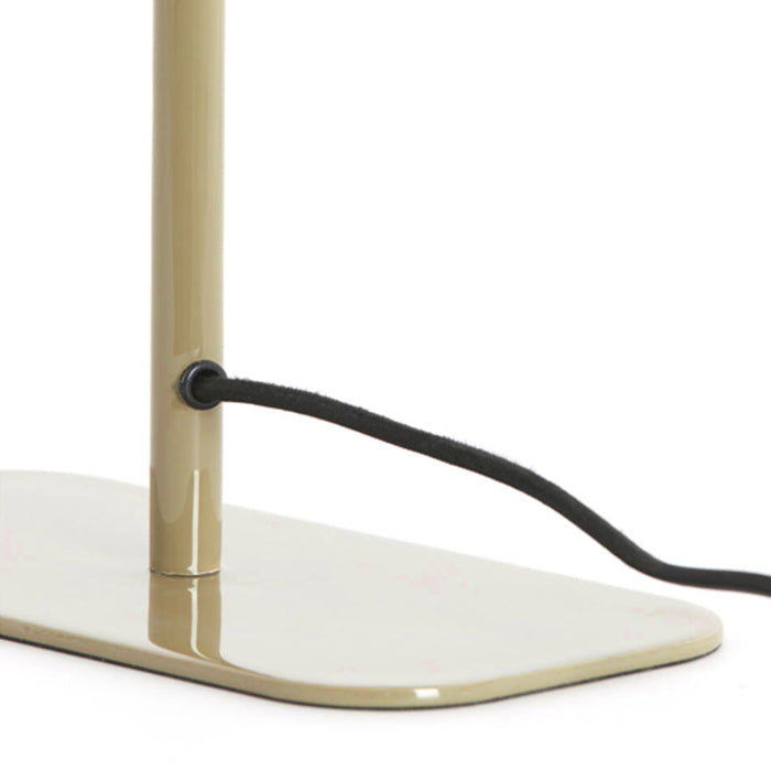 Lámpara de mesa metal taupe 25x13x48 cm E27 - LLLS0426