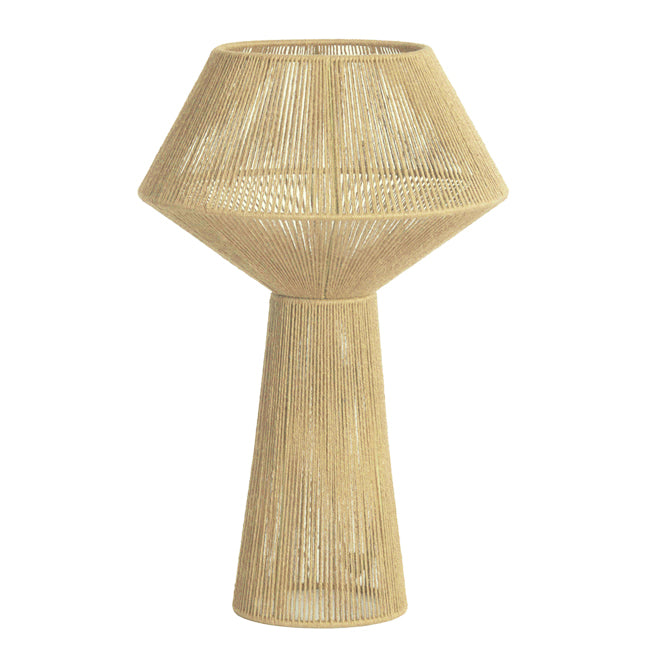 Lámpara de mesa  Ø36x57, yute natural E27- LLLS0427