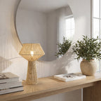 Lámpara de mesa  Ø36x57, yute natural E27- LLLS0427