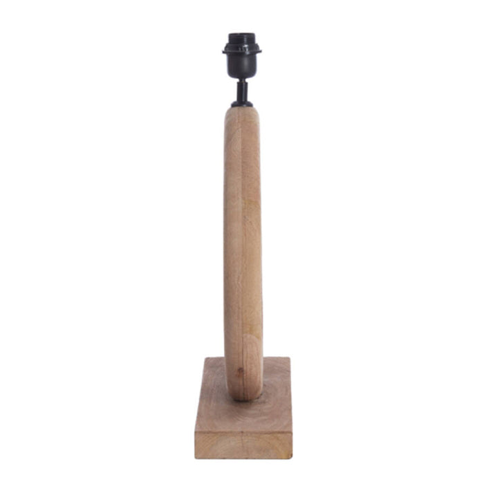 Lámpara de mesa madera natural  mate 41x13x44 cm E27 -  LLLS0428