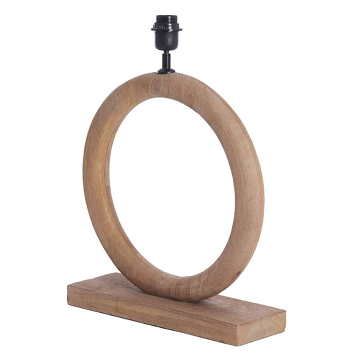 Lámpara de mesa madera natural  mate 41x13x44 cm E27 -  LLLS0428