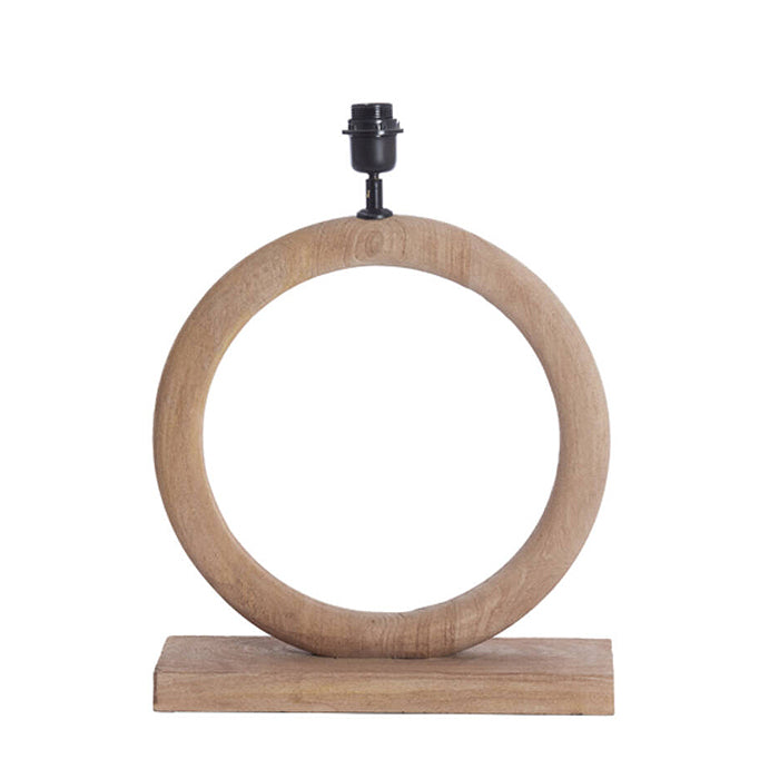 Lámpara de mesa madera natural  mate 41x13x44 cm E27 -  LLLS0428