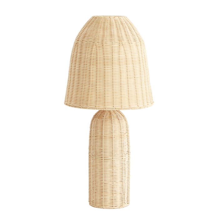 Lámpara de mesa ratán natural Ø28,5x60 cm E27 - LLLS0430