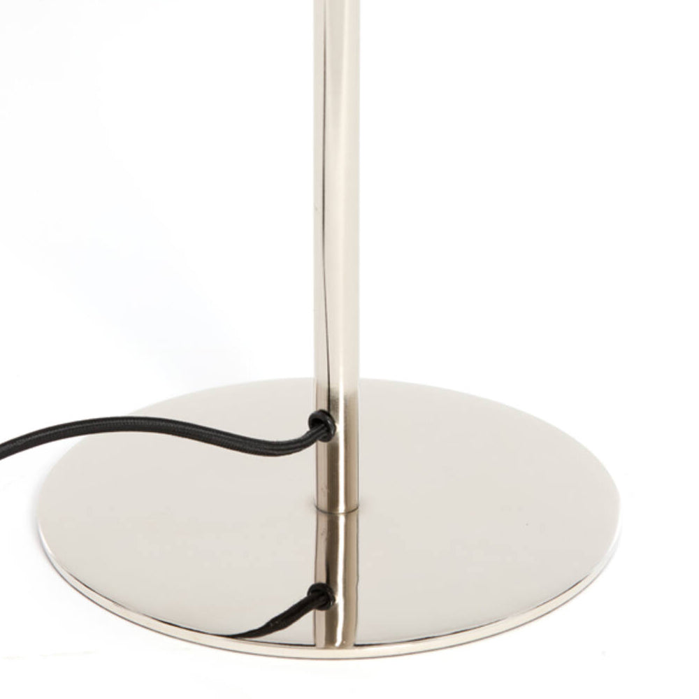 Lámpara de mesa metal níquel brillante Ø23x40 cm  E27 - LLLS0431