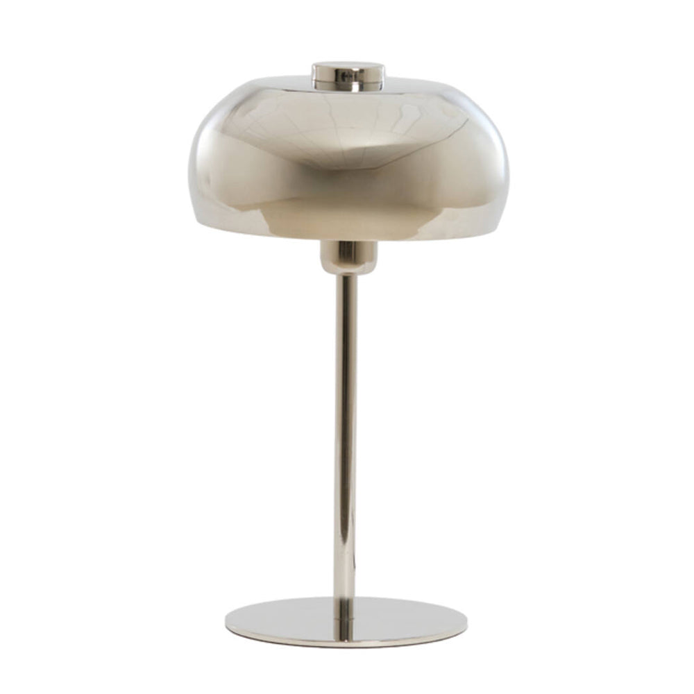 Lámpara de mesa metal níquel brillante Ø23x40 cm  E27 - LLLS0431