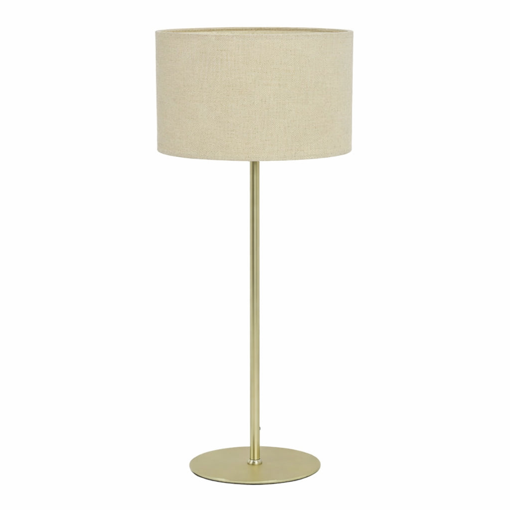 Lámpara de sobremesa metal dorado Ø14x46 cm E27  - LLLS0434