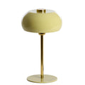 Lámpara de mesa metal verde claro brillante oro Ø23xH40cm  - LLLS0436