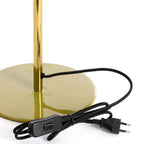 Lámpara de mesa metal verde oliva brillante oro Ø26x47 E27 - LLLS0437
