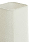 Lámpara de mesa textil bouclé metal estampado 16,5x16,5x39 cm E27 - LLLS0438