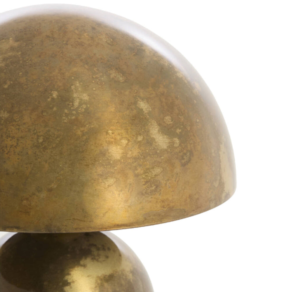 Lámpara de mesa metal oro antiguo Ø23x35 cm E27  - LLLS0441