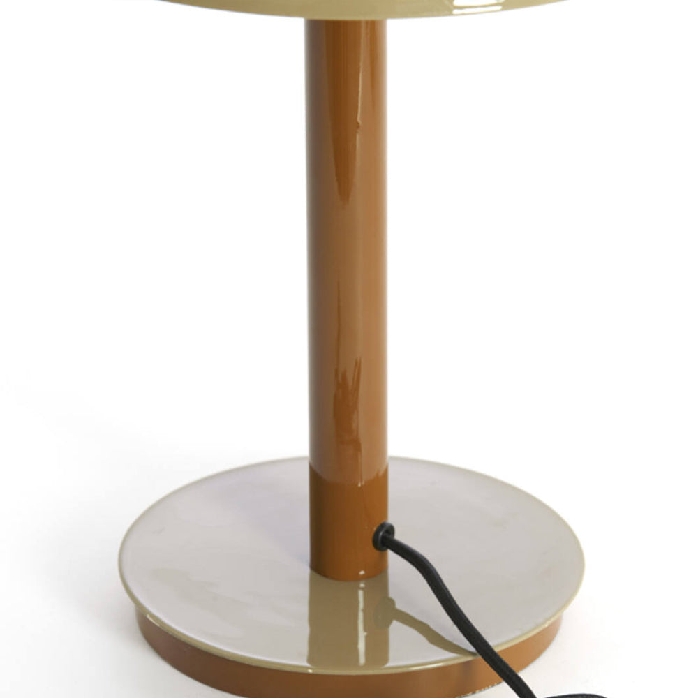 Lámpara de mesa arena café Ø30x48 cm E27 - LLLS0442
