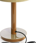 Lámpara de mesa metal arena café Ø25x37 cm E27 - LLLS0443