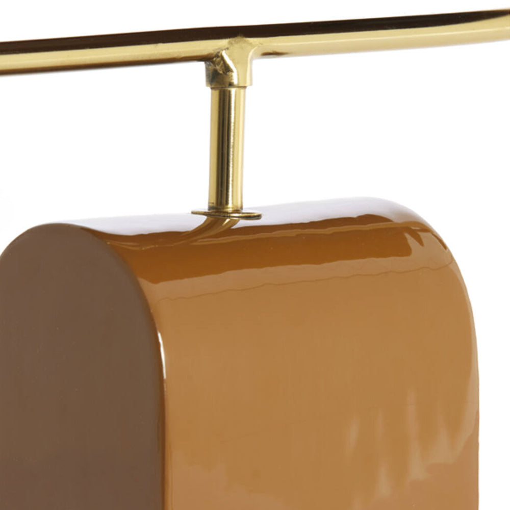 Lámpara de mesa café oro L35xH38 cm  E27 - LLLS0444
