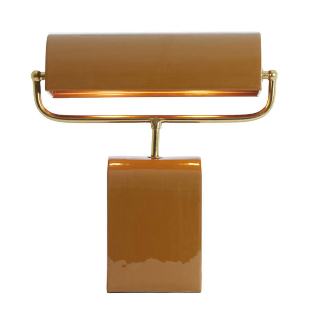 Lámpara de mesa café oro L35xH38 cm  E27 - LLLS0444