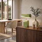 Lámpara de mesa verde claro oro L35xH38 cm  E27 - LLLS0445