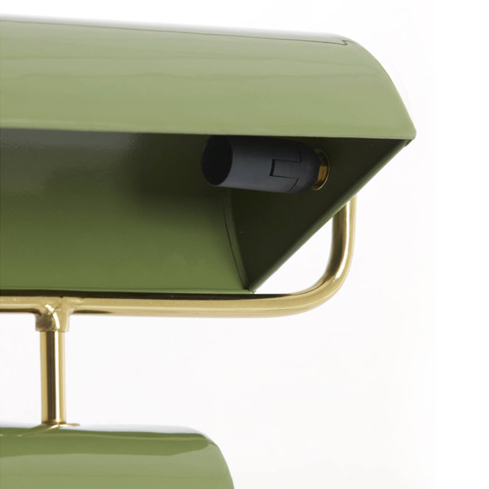Lámpara de mesa verde claro oro L35xH38 cm  E27 - LLLS0445