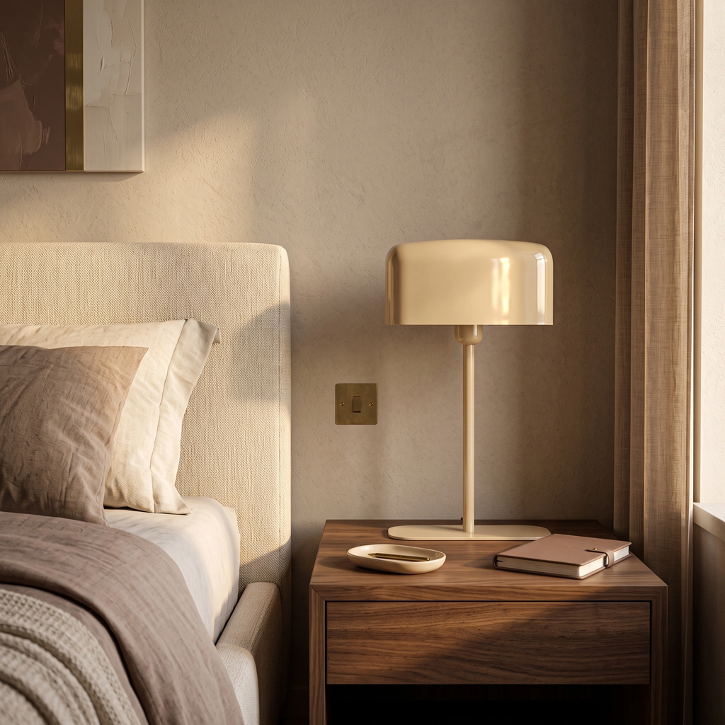 Lámpara de mesa arena brillante L25xH48 cm E27 - LLLS0446