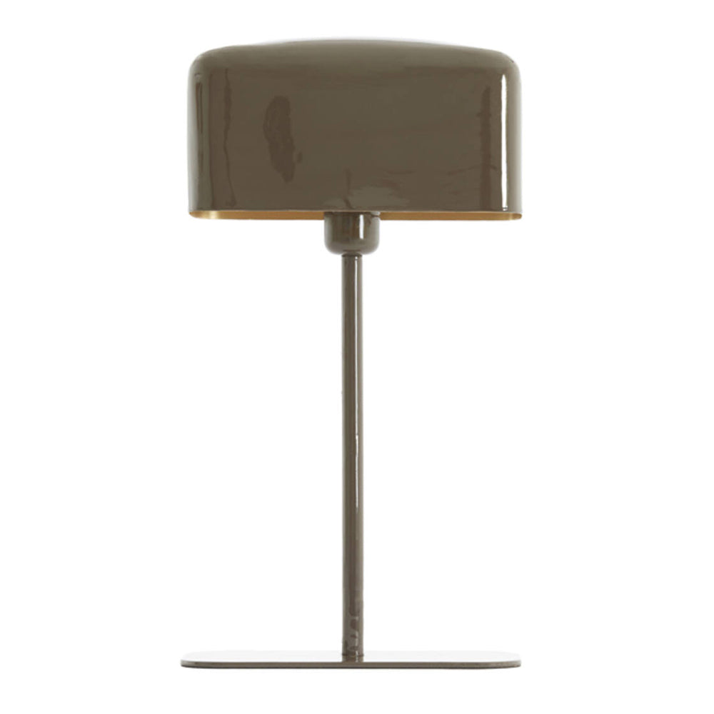 Lámpara de mesa café oscuro brillante L25xH48 cm E27 - LLLS0447