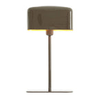 Lámpara de mesa café oscuro brillante L25xH48 cm E27 - LLLS0447