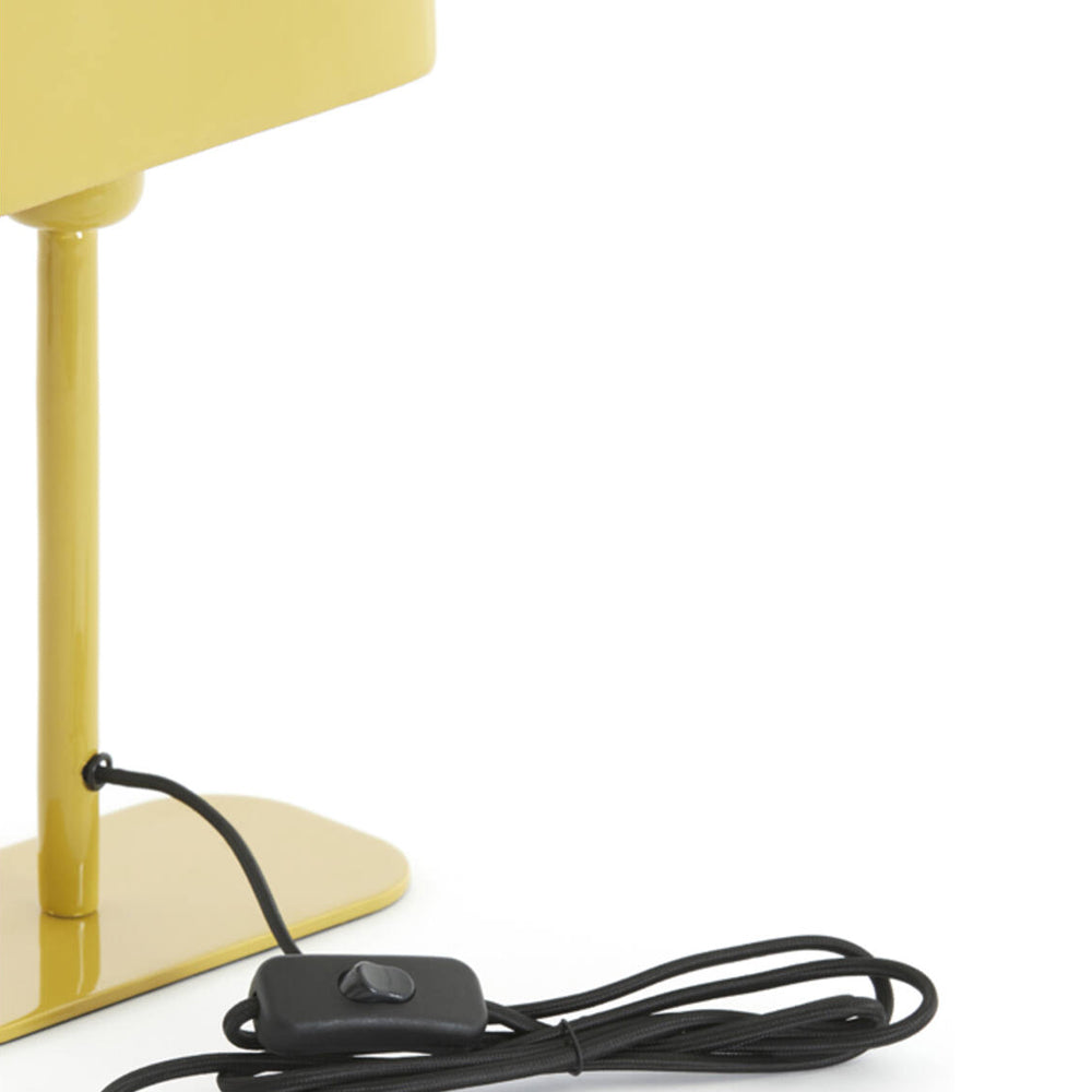 Lámpara de mesa metal ocre amarillo brillante L20xH36 cm E27 - LLLS0448